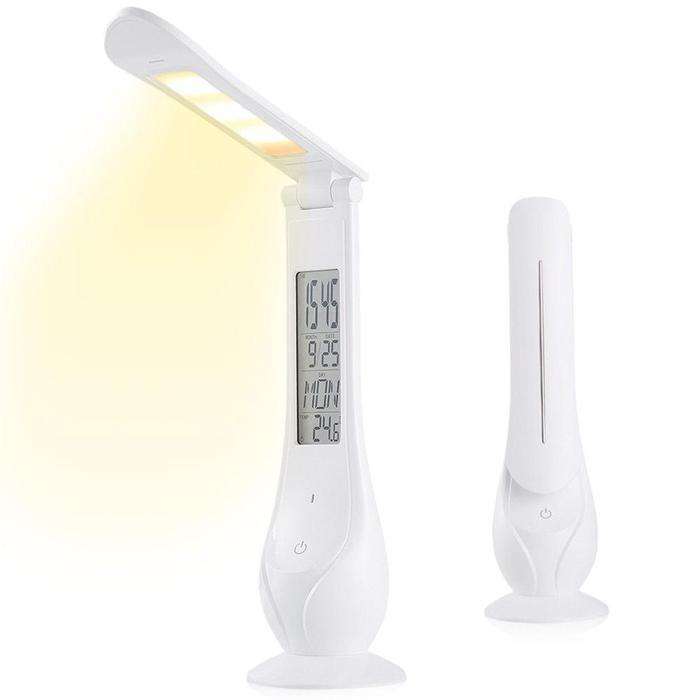 LED Desk Lamp With Calendar And Alarm