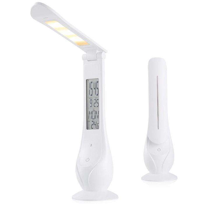 LED Desk Lamp With Calendar And Alarm