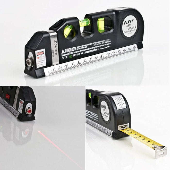 Level Laser 2.5M Measuring Tape