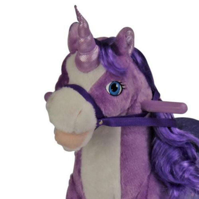 Lilac Unicorn Rocking Horse