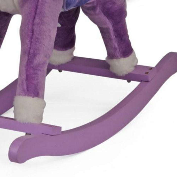 Lilac Unicorn Rocking Horse