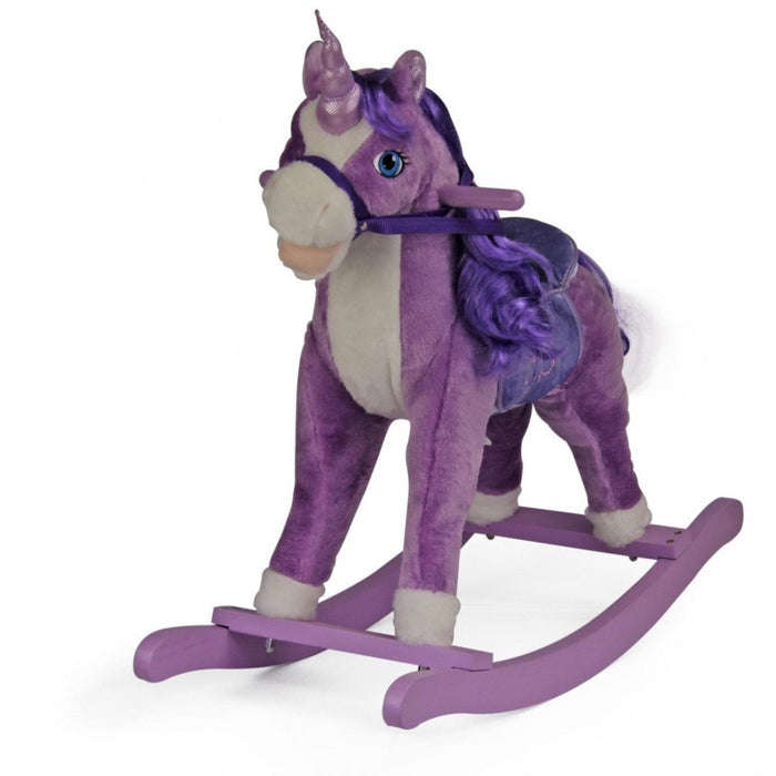 Lilac Unicorn Rocking Horse