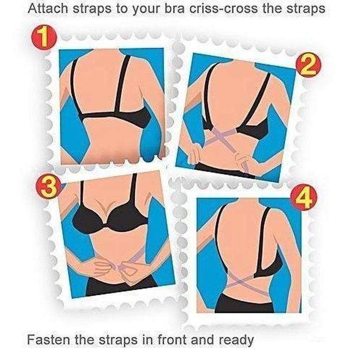 Low Back Bra Strap (Pack Of 2)