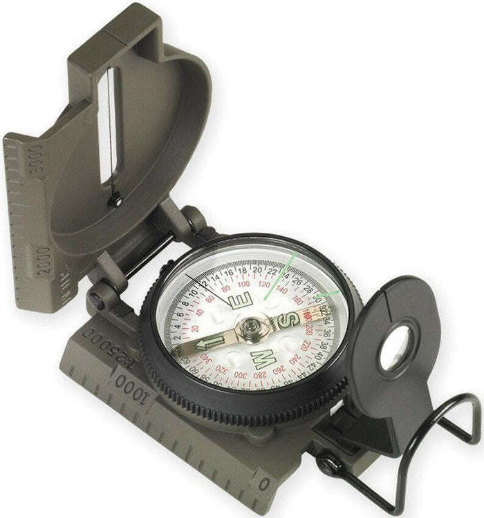 Metal Case Liquid Filled Lensatic Compass