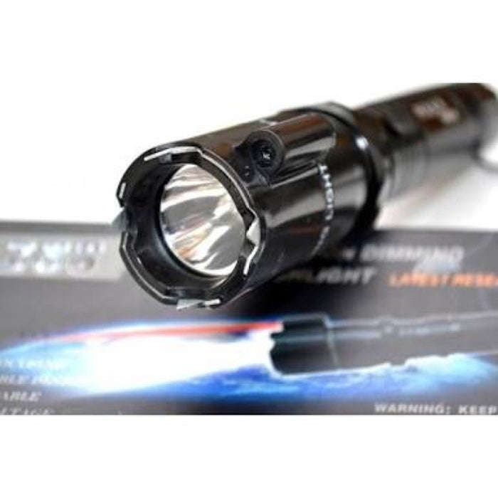 Million Volt Rechargeable Stun Gun Flashlight