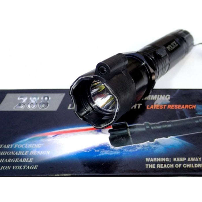 Million Volt Rechargeable Stun Gun Flashlight