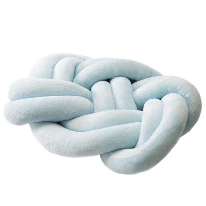 Rectangular Knot Pillow - Mint