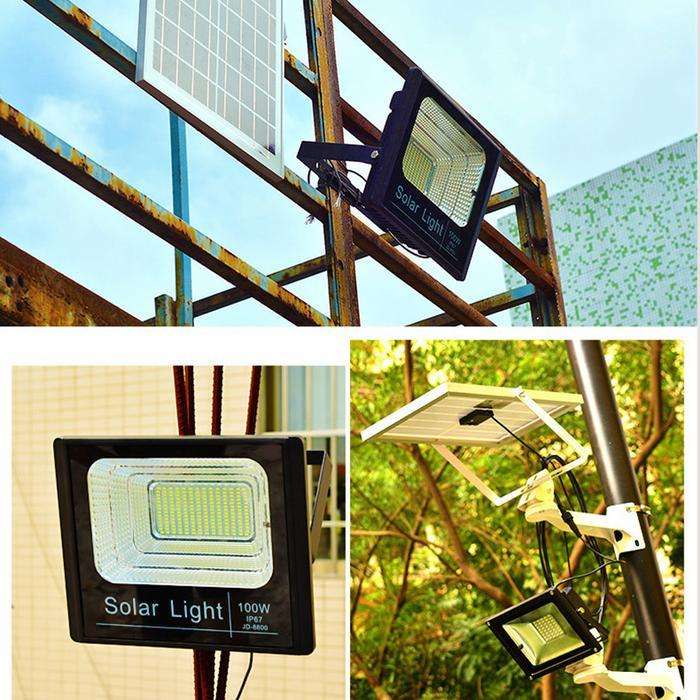 Remote Control LED Solar Outdoor Lights - 25W
