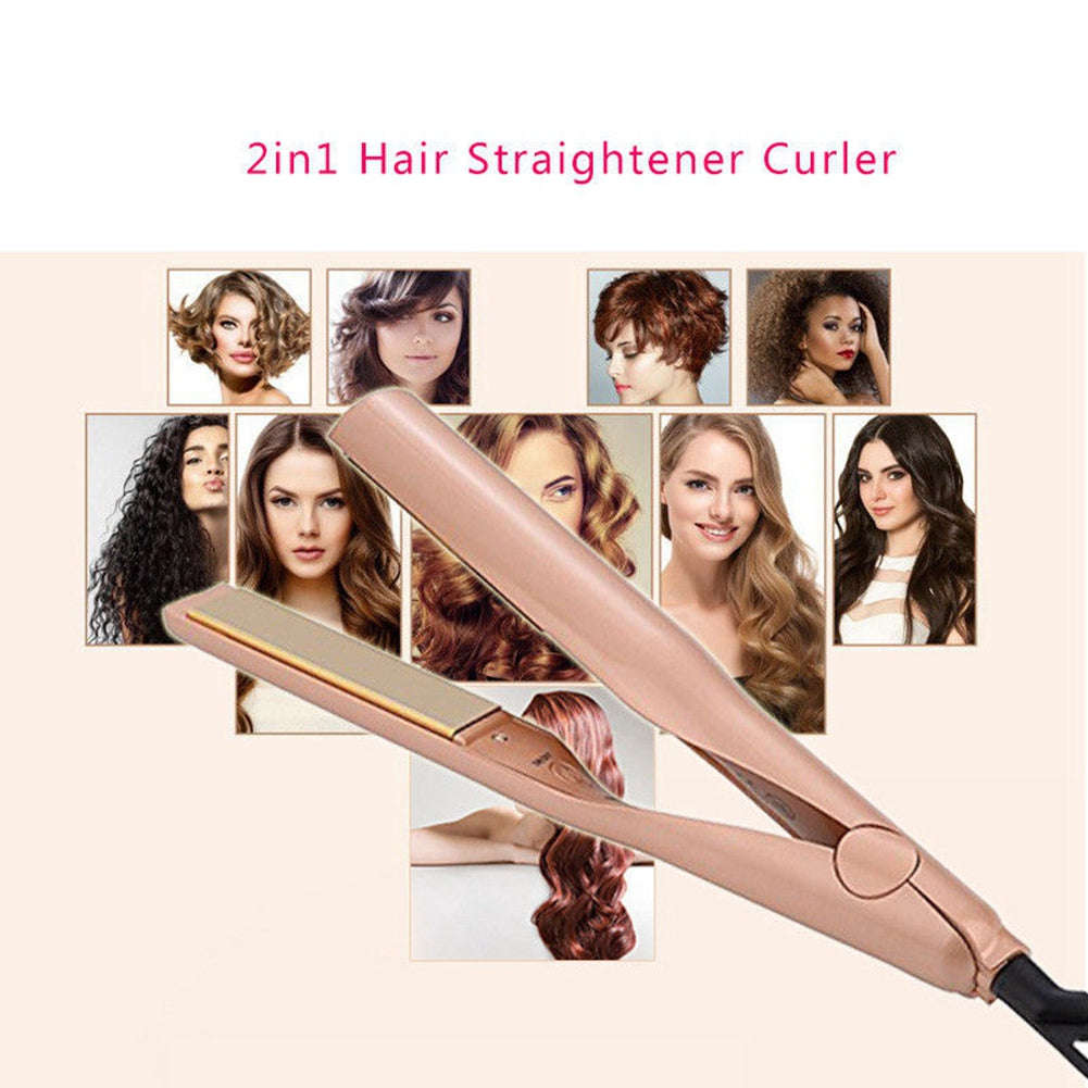 2-In-1 Hair Curling Iron