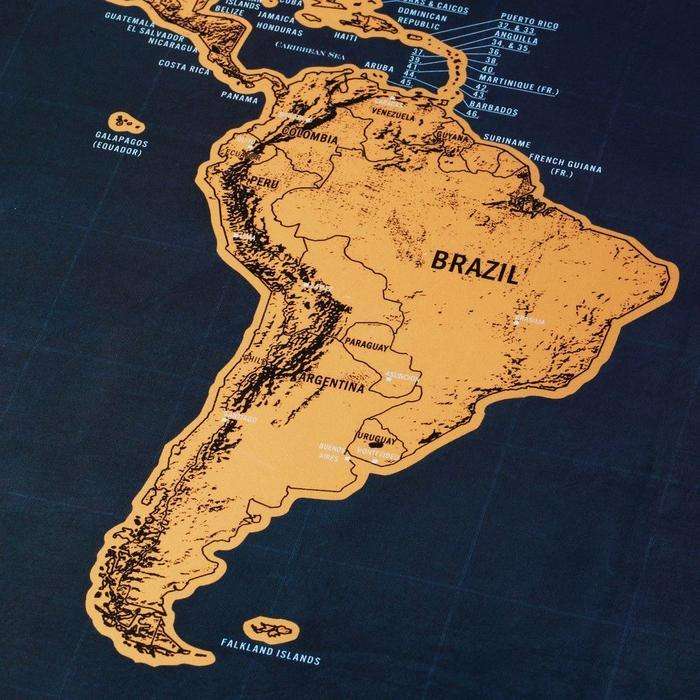 Scratch Map Deluxe Edition