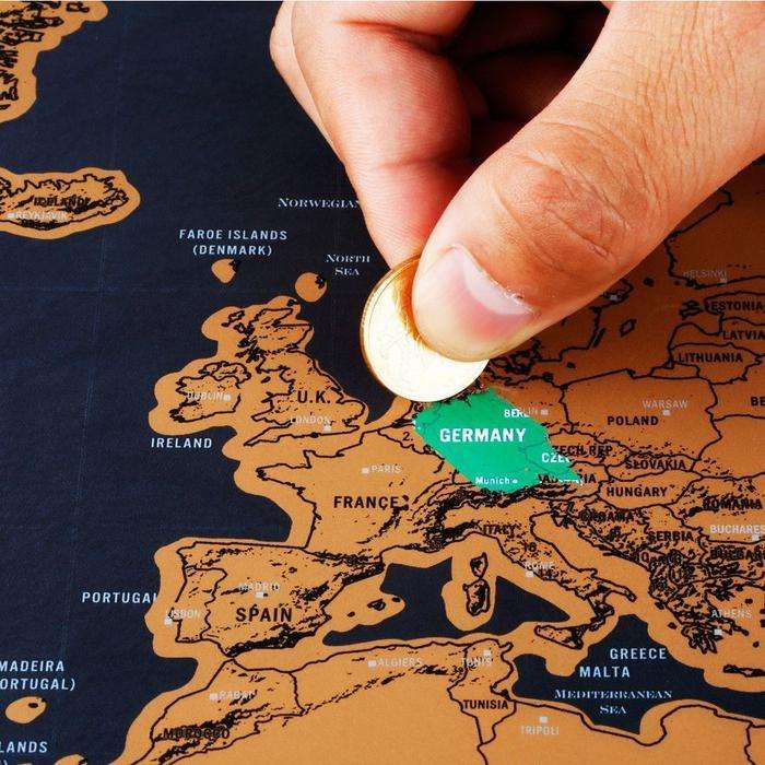 Scratch Map Deluxe Edition