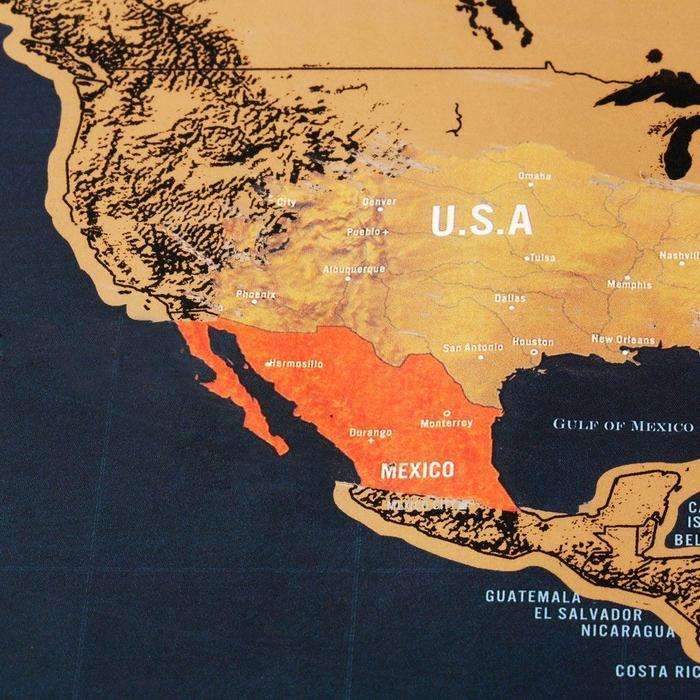 Scratch Map Deluxe Edition