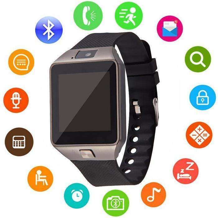 Smart Phone Watch with Sim Card Function - Black