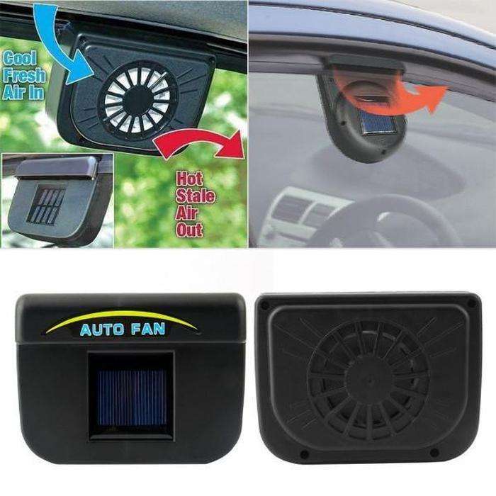 Solar Powered Auto Fan Car Vent