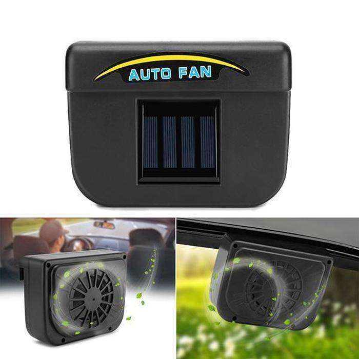 Solar Powered Auto Fan Car Vent
