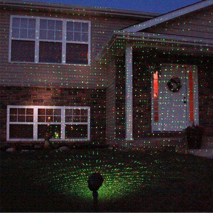 Solar Powered Laser Light Projector