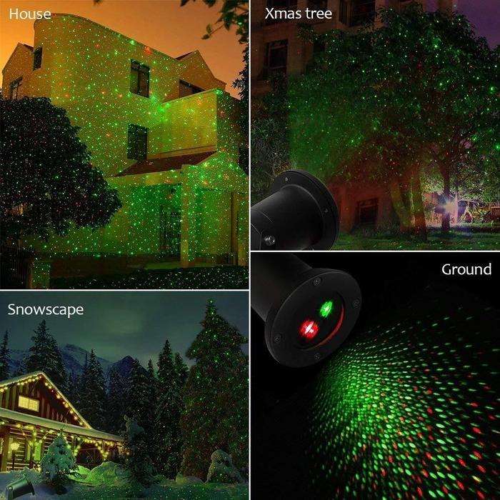 Solar Powered Laser Light Projector