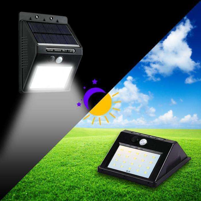 Solar Powered LED Wall Light
