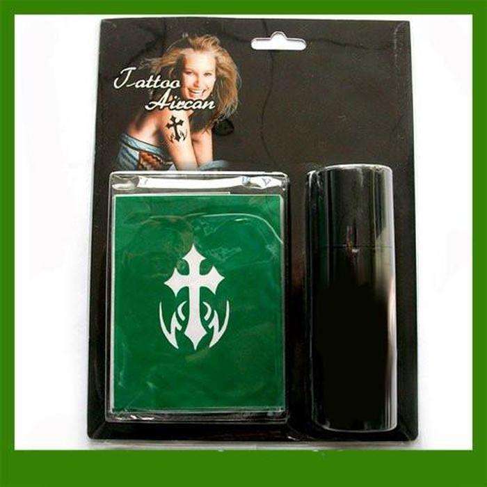 Spray-On Temporary Tattoo