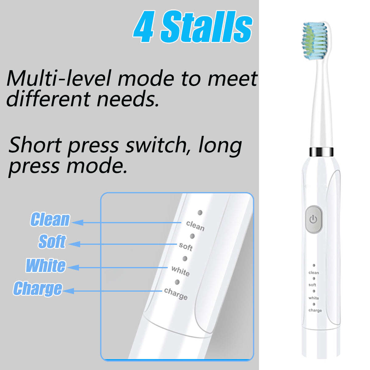 4 Stalls Electric Toothbrush