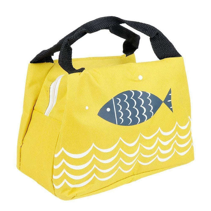 Thermal Insulated Lunch Bags - Small / Yellow Fish