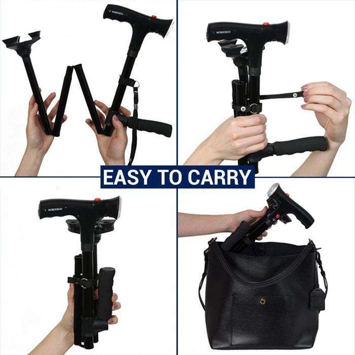 Twin Grip Cane Walking Stick