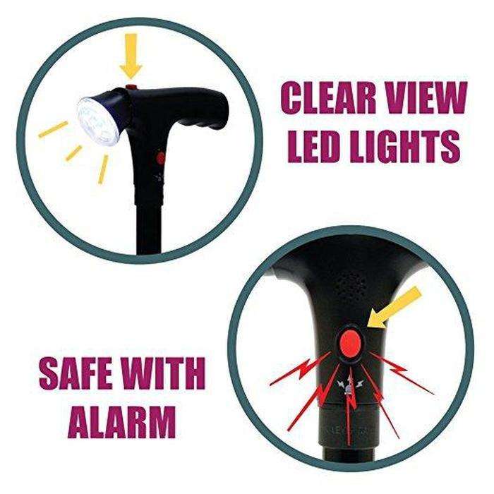 Twin Grip Cane Walking Stick