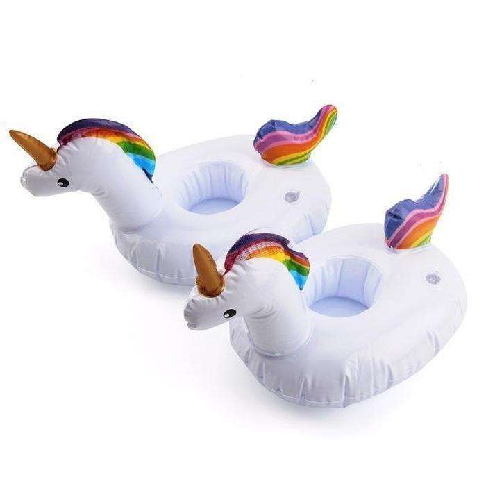 Unicorn Inflatable Cup Holders (Pack Of 4)