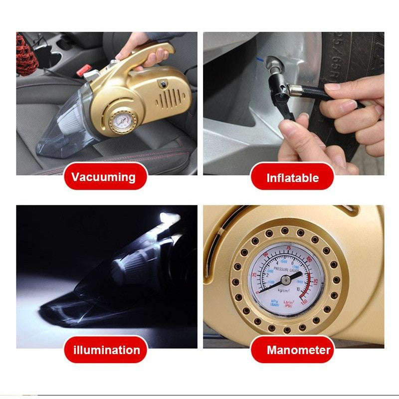 4 In 1 Portable Car Vacuum Cleaner