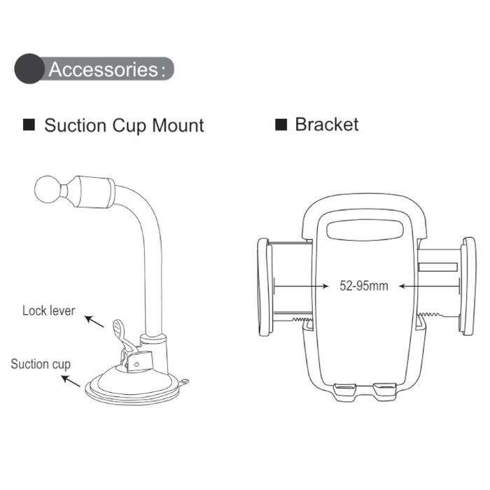 Volkano Flex Series Car Phone Holder