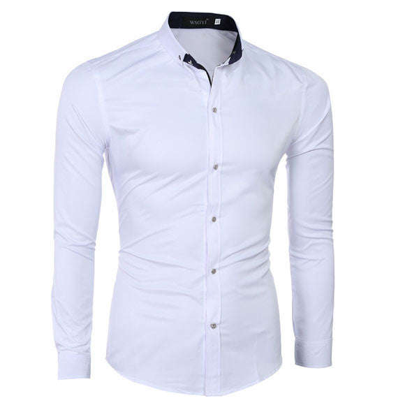 White Casual Shirts-White - Asian M