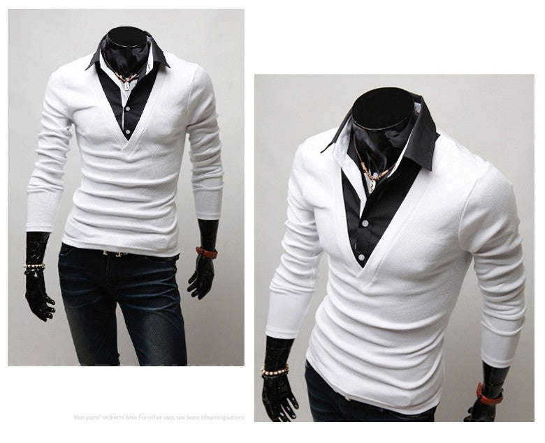 Lovely Men Blouse-White -/ White