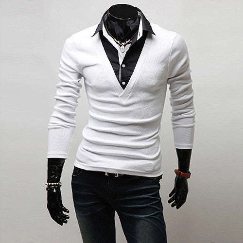 Lovely Men Blouse-White -/ White