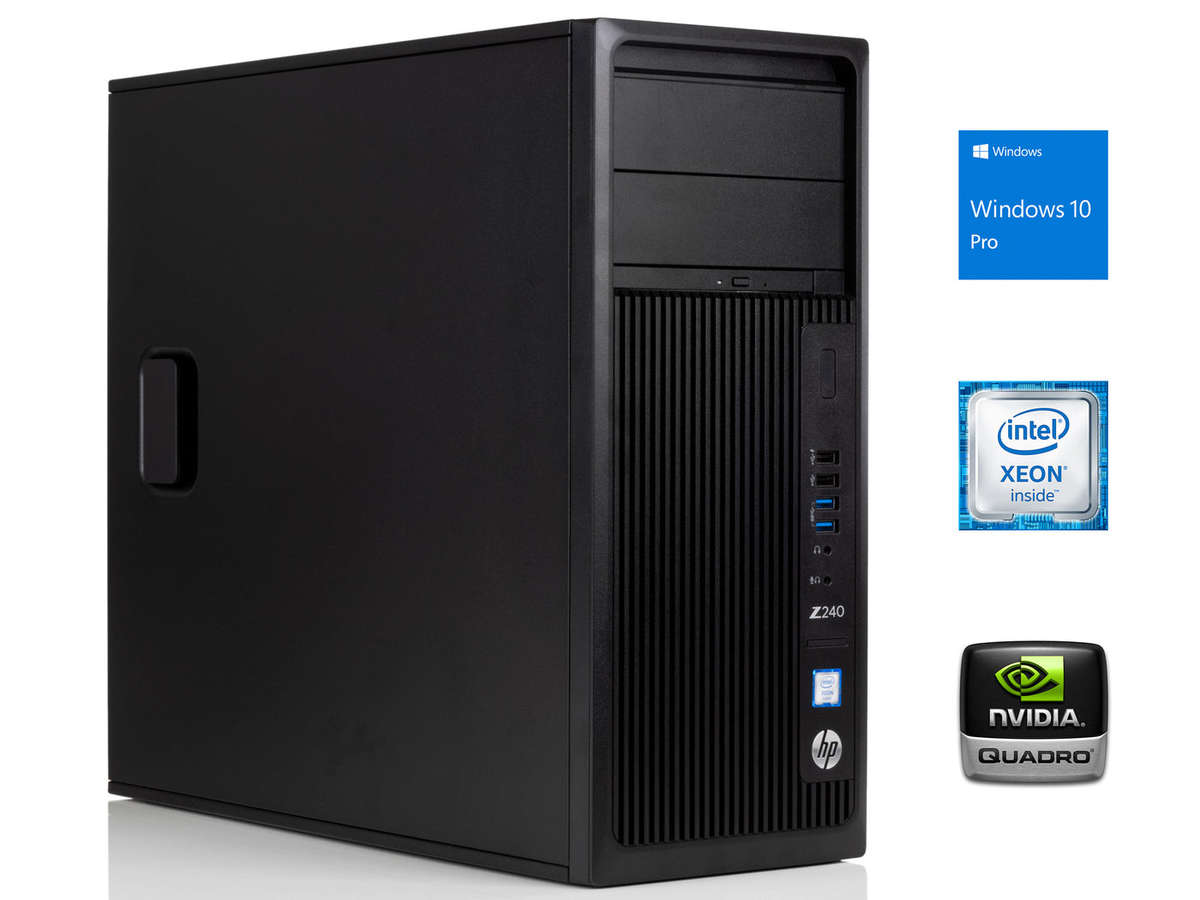 **BARGAIN BUY** HP Z240 WORKSTATION INTEL XEON CPU, 8GB RAM, 1TB HDD, WIN 10-IDEAL SERVER / GAMER PC