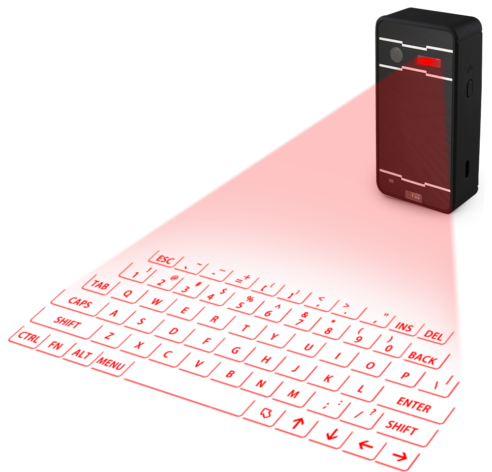 Virtual Laser Keyboard - Black