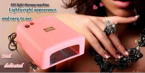 36 Watt Professional UV Nail Lamp Timer Art Gel Curing Polish 4 Tube Light Dryer