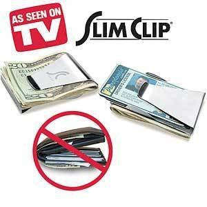 Slim clip double-sided money clip