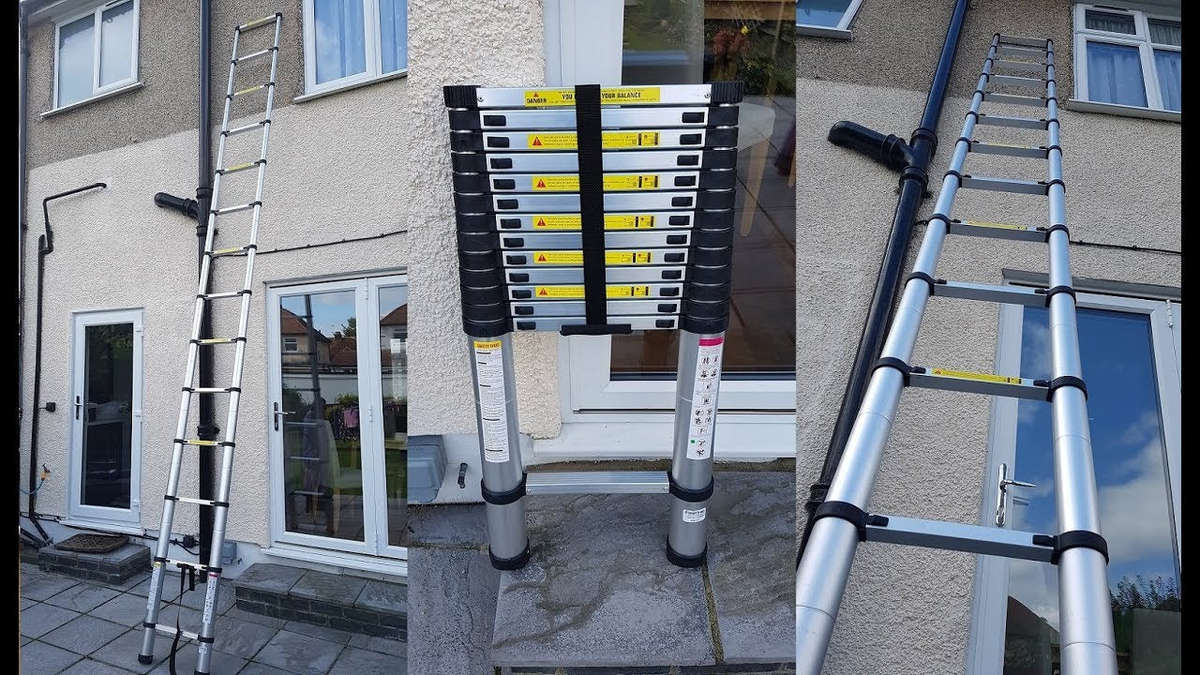 5.6m Straight Telescopic Ladder