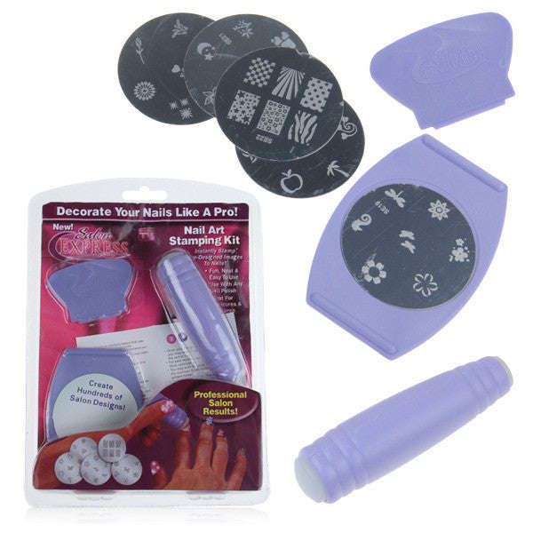 Salon Express Nail art stamping kit