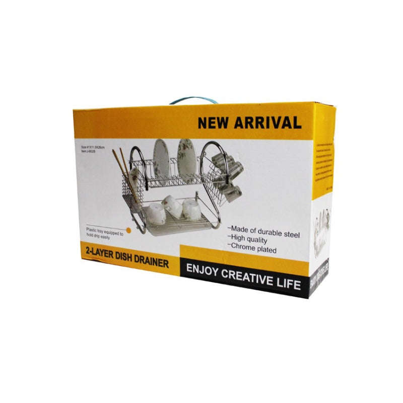 Stainless Steel 2 Layer Dish Drainer