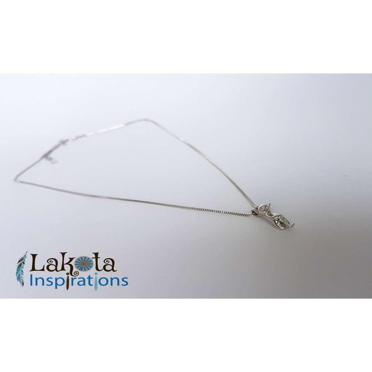 Silver Plated Cat Necklace