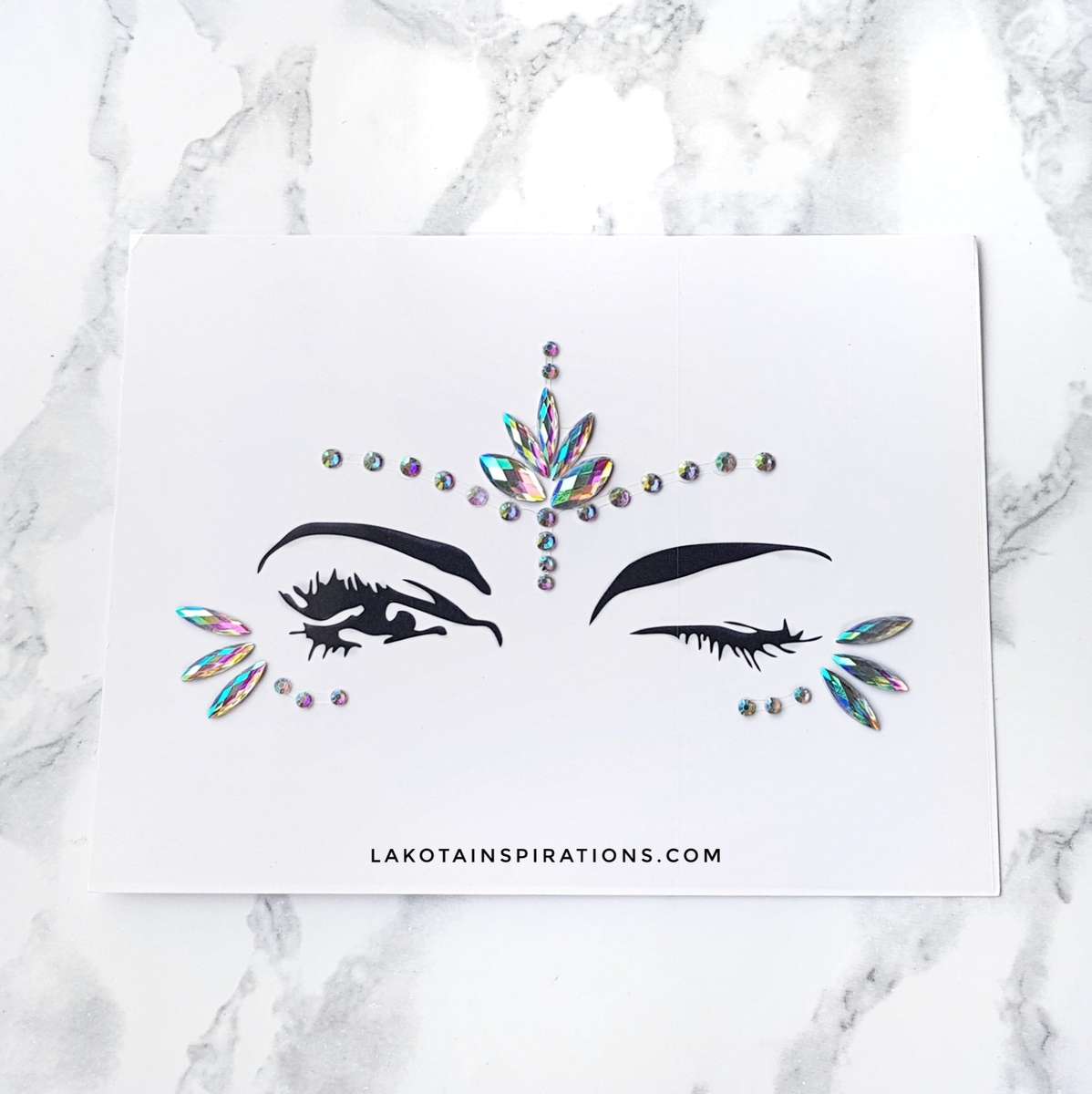 Flower Power Crystal Face Jewel