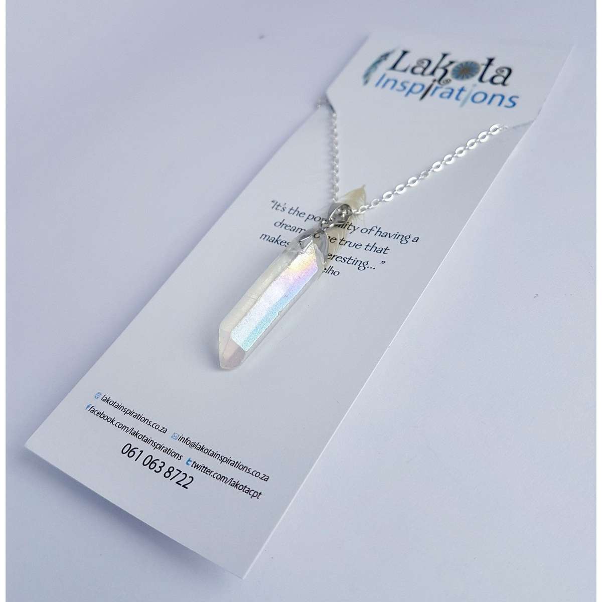 Opal Aura Quartz Jewellery - Chain