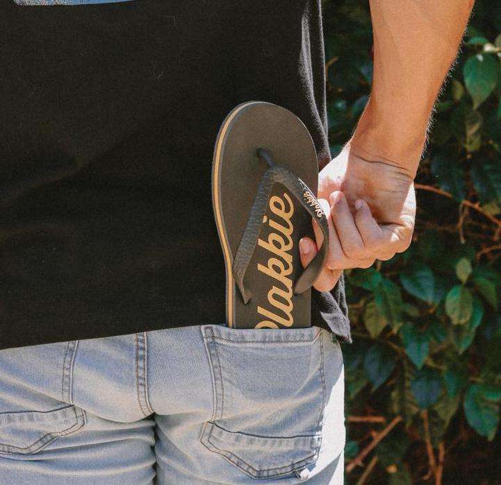 Plakkie Ushaka (Charcoal and Yellow) - 14