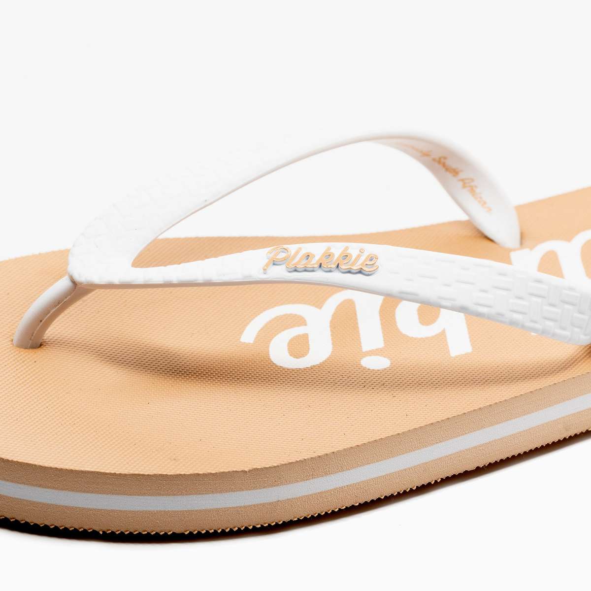 Plakkie Coffee Bay (Tan and White) - 14