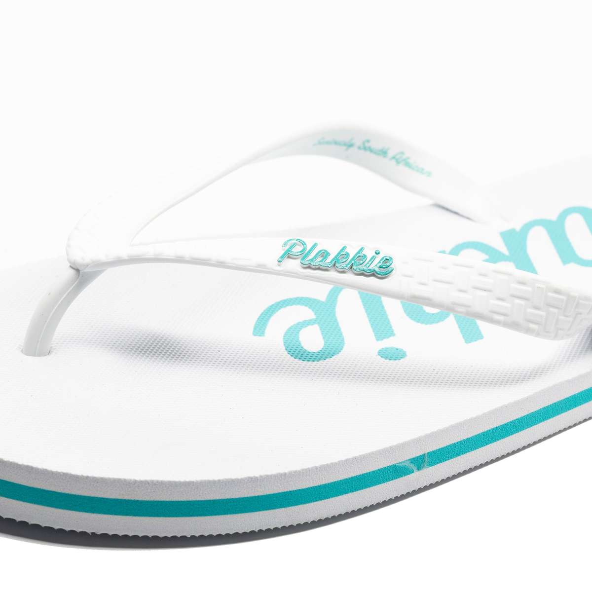 Plakkie Port Saint Johns (White and Mint) - 14