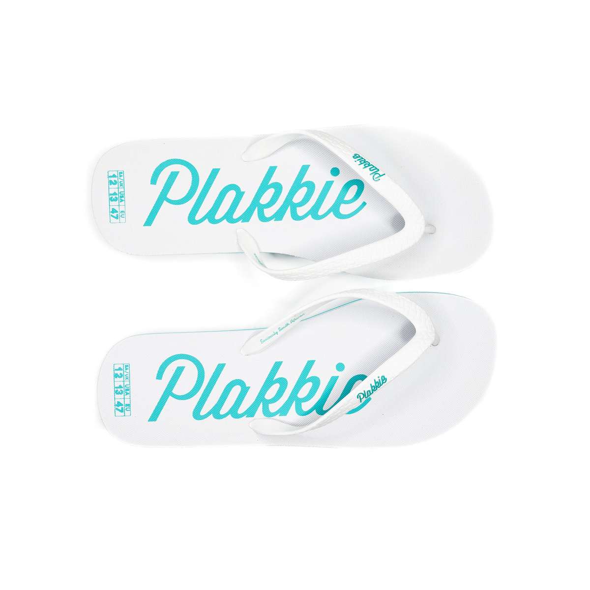 Plakkie Port Saint Johns (White and Mint) - 14