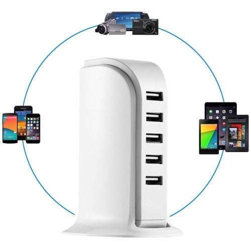 Polaroid 5-Port USB Wall Charger Unit