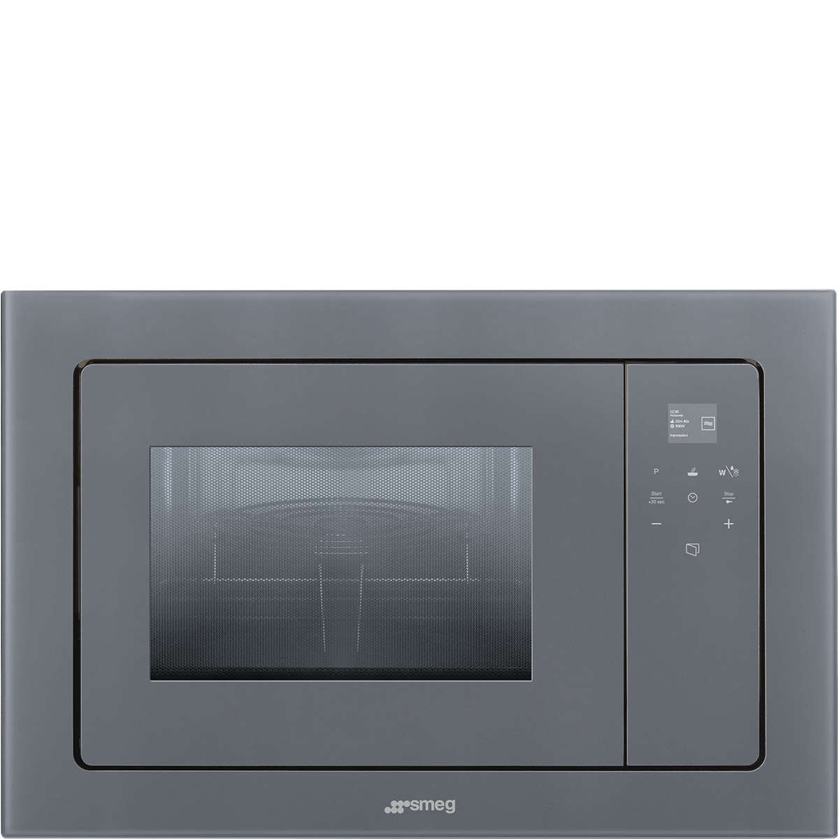 SMEG MICROWAVE 60CM LINEA COMPACT OVEN FMI120S2 - SILVER
