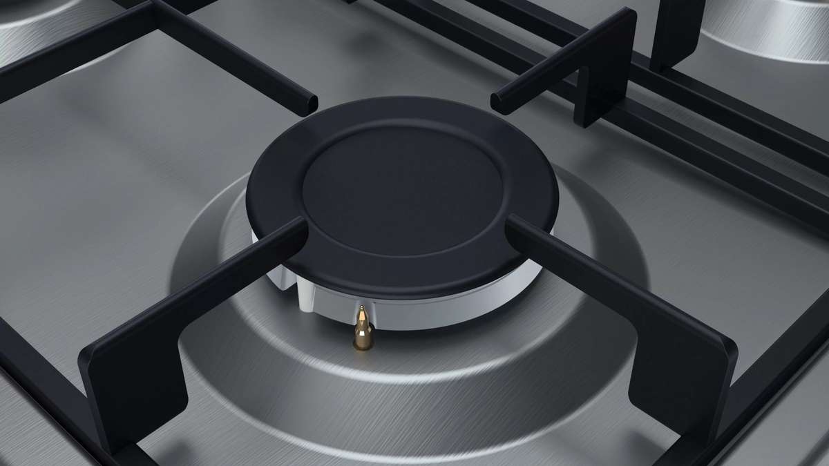 BOSCH 60CM GAS HOB STAINLESS STEEL SERIES 2 - PBP6C5B62M